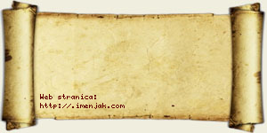 Miljana Josić vizit kartica